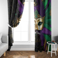 Let The Good Times Roll Mardi Gras Window Curtain Special Version - Wonder Print Shop