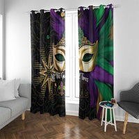 Let The Good Times Roll Mardi Gras Window Curtain Special Version - Wonder Print Shop