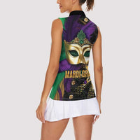 Let The Good Times Roll Mardi Gras Women Sleeveless Polo Shirt Special Version - Wonder Print Shop