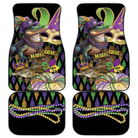 Mardi Gras Alligator Car Mats Fleur De Lis Glitter Style