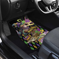 Mardi Gras Alligator Car Mats Fleur De Lis Glitter Style