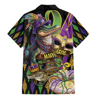 Mardi Gras Alligator Family Matching Mermaid Dress and Hawaiian Shirt Fleur De Lis Glitter Style