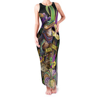 Mardi Gras Alligator Family Matching Tank Maxi Dress and Hawaiian Shirt Fleur De Lis Glitter Style