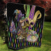Mardi Gras Alligator Quilt Fleur De Lis Glitter Style - Wonder Print Shop