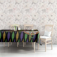 Mardi Gras Alligator Tablecloth Fleur De Lis Glitter Style - Wonder Print Shop