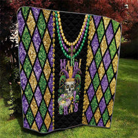 Mardi Gras Skull Quilt Beads Fleur De Lis - Wonder Print Shop