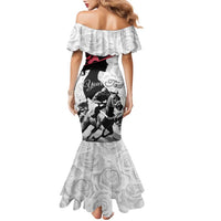 Kentucky Horse Racing Happy 151st Anniversary Family Matching Mermaid Dress and Hawaiian Shirt Silhouette Girl Derby Hat With Rose LT01