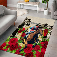 Kentucky Horse Racing Area Rug The Run for the Roses - Wonder Print Shop