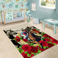Kentucky Horse Racing Area Rug The Run for the Roses - Wonder Print Shop