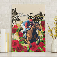 Kentucky Horse Racing Canvas Wall Art The Run for the Roses - Wonder Print Shop