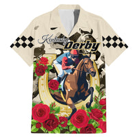 Kentucky Horse Racing Family Matching Mermaid Dress and Hawaiian Shirt The Run for the Roses - Wonder Print Shop