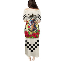 Kentucky Horse Racing Family Matching Puletasi and Hawaiian Shirt The Run for the Roses - Wonder Print Shop