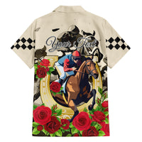 Kentucky Horse Racing Family Matching Summer Maxi Dress and Hawaiian Shirt The Run for the Roses - Wonder Print Shop