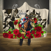 Kentucky Derby Hooded Blanket The Run for the Roses