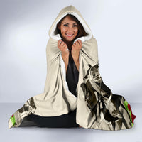 Kentucky Derby Hooded Blanket The Run for the Roses