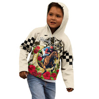 Kentucky Horse Racing Kid Hoodie The Run for the Roses - Wonder Print Shop