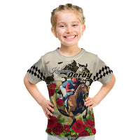 Kentucky Horse Racing Kid T Shirt The Run for the Roses - Wonder Print Shop
