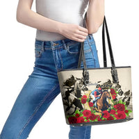 Kentucky Horse Racing Leather Tote Bag The Run for the Roses - Wonder Print Shop