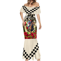 Kentucky Horse Racing Mermaid Dress The Run for the Roses - Wonder Print Shop