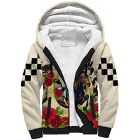 Kentucky Horse Racing Sherpa Hoodie The Run for the Roses - Wonder Print Shop