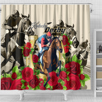 Kentucky Derby Shower Curtain The Run for the Roses