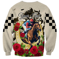 Kentucky Horse Racing Sweatshirt The Run for the Roses - Wonder Print Shop
