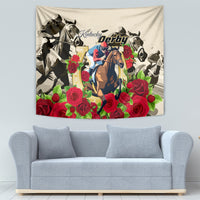 Kentucky Horse Racing Tapestry The Run for the Roses - Wonder Print Shop