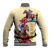 Kentucky Baseball Jacket Horse Racing Lily Stargazer - Wonder Print Shop
