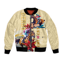 Kentucky Bomber Jacket Horse Racing Lily Stargazer - Wonder Print Shop
