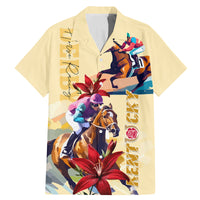 Kentucky Family Matching Mermaid Dress and Hawaiian Shirt Horse Racing Lily Stargazer - Wonder Print Shop