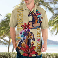 Kentucky Hawaiian Shirt Horse Racing Lily Stargazer - Wonder Print Shop