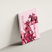 Kentucky Canvas Wall Art Horse Racing Lily Stargazer Pink Version - Wonder Print Shop