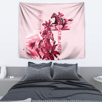Kentucky Tapestry Horse Racing Lily Stargazer Pink Version - Wonder Print Shop