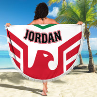 Jordan Football Beach Blanket The Chivalrous Go Champion - Wonder Print Shop
