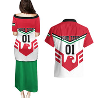 Jordan Football Couples Matching Puletasi and Hawaiian Shirt The Chivalrous Go Champion - Wonder Print Shop