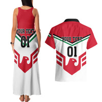 Jordan Football Couples Matching Tank Maxi Dress and Hawaiian Shirt The Chivalrous Go Champion - Wonder Print Shop