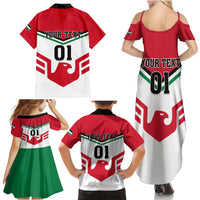 Jordan Football Family Matching Summer Maxi Dress and Hawaiian Shirt The Chivalrous Go Champion - Wonder Print Shop