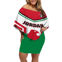 Jordan Football Off Shoulder Short Dress The Chivalrous Go Champion - Wonder Print Shop