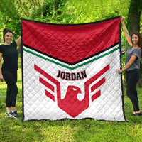 Jordan Football Quilt The Chivalrous Go Champion - Wonder Print Shop