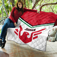 Jordan Football Quilt The Chivalrous Go Champion - Wonder Print Shop