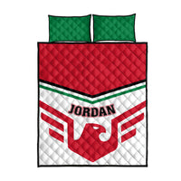 Jordan Football Quilt Bed Set The Chivalrous Go Champion - Wonder Print Shop