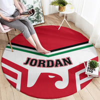 Jordan Football Round Carpet The Chivalrous Go Champion