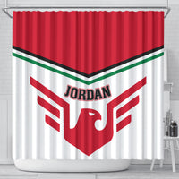 Jordan Football Shower Curtain The Chivalrous Go Champion