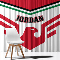 Jordan Football Window Curtain The Chivalrous Go Champion - Wonder Print Shop