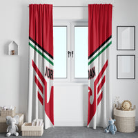 Jordan Football Window Curtain The Chivalrous Go Champion - Wonder Print Shop