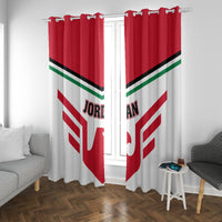 Jordan Football Window Curtain The Chivalrous Go Champion - Wonder Print Shop