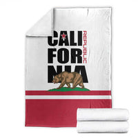 California Republic Blanket Red Star The Bear Flag