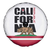 California Republic Spare Tire Cover Red Star The Bear Flag
