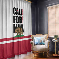 California Republic Window Curtain Red Star The Bear Flag