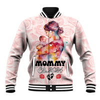 Happy Mother Day Baseball Jacket Mommy Est 2024 - Wonder Print Shop